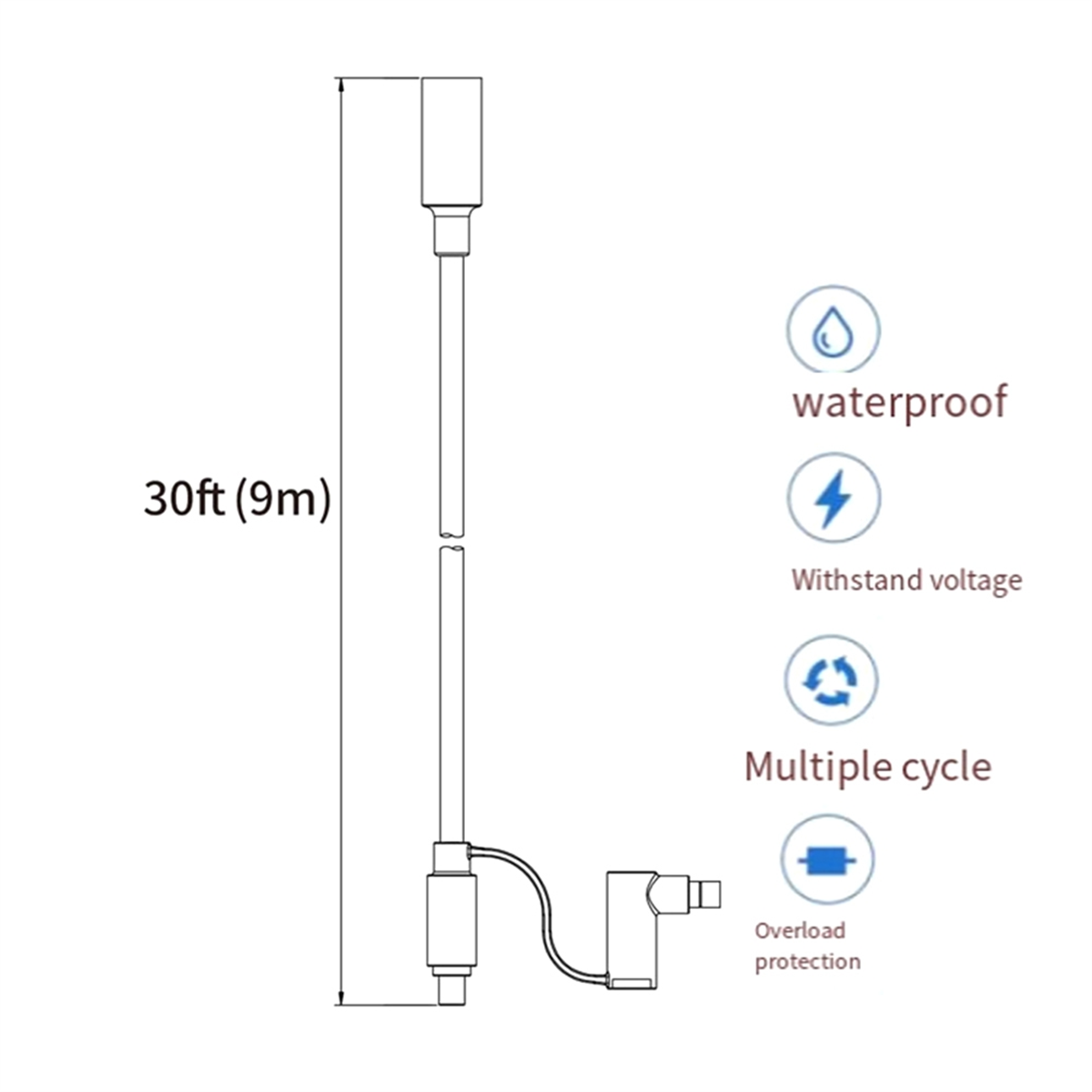 Cabo de extensão ABNJ 12AWG pa - Solar Generator avaliação e preço