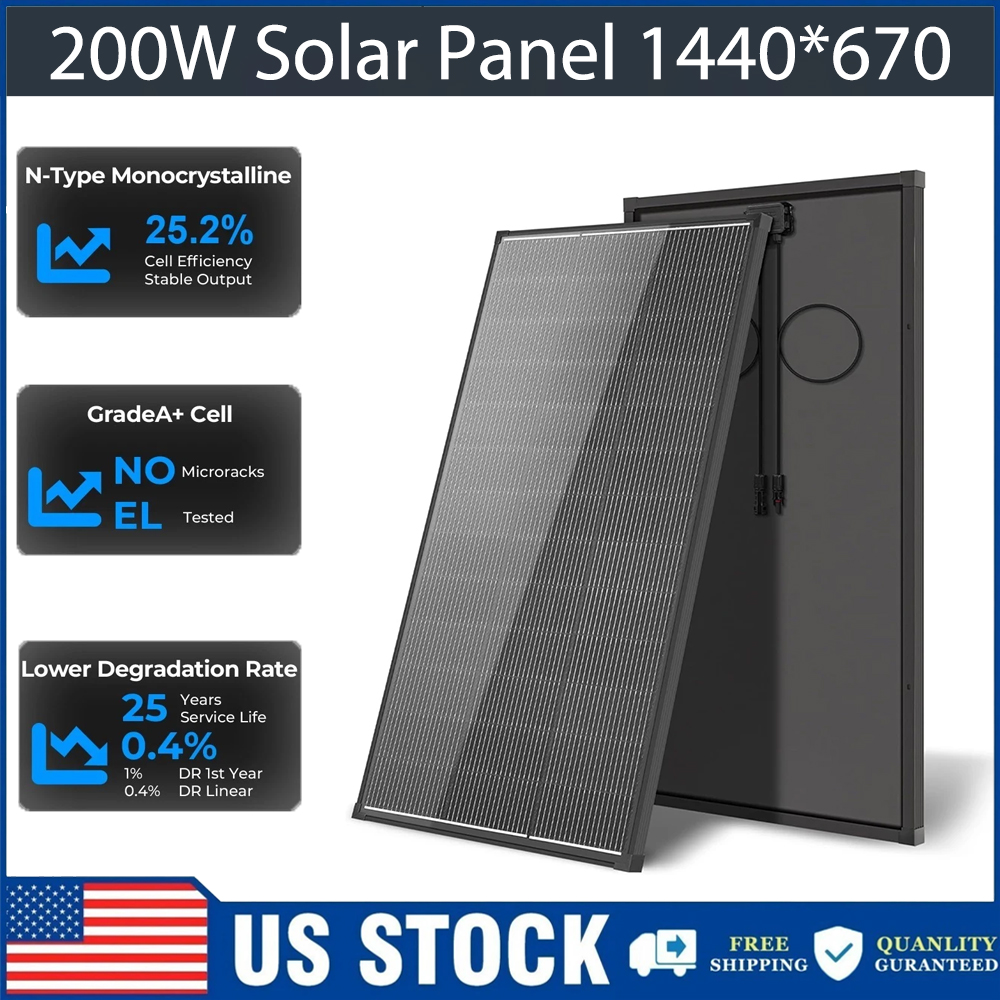 Painel Solar AeternaSol 400W 2 - Solar Panel 200W avaliação e preço