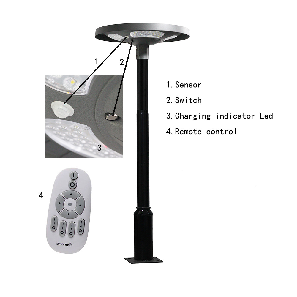 Luminária Solar LED UFO à Prov - Solar Lamp avaliação e preço