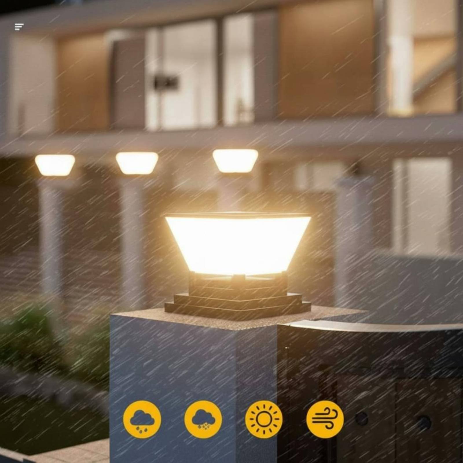 Lanterna Solar para Poste, Res - Solar Lamp avaliação e preço
